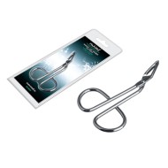 Пинцет для бровей (в виде ножниц) RU-0610, ruNail