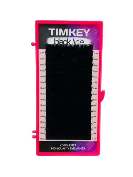Черные ресницы Timkey MD 0.07 08mm 16 линий