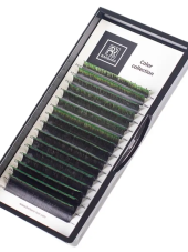 Омбре ресницы BARBARA (зеленые №2) МИКС D 0.07 7-15mm 16 линий Омбре ресницы BARBARA (зеленые №2) МИКС D 0.07 7-15mm 16 линий