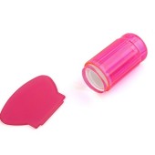 Штамп для стемпинга рифленый TNL - прозрачно розовый Штамп для стемпинга рифленый TNL - прозрачно розовый