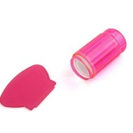 Штамп для стемпинга рифленый TNL - прозрачно розовый