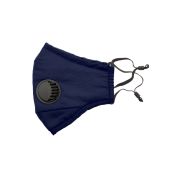 Маска-респиратор многоразовая со сменными угольными фильтрами (синяя) Маска-респиратор многоразовая со сменными угольными фильтрами (синяя)