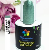 Гель-лак Bloom №226 "Зеленый металлик" 8 мл