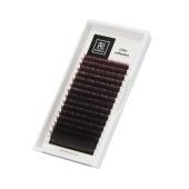 Омбре ресницы BARBARA (красные) МИКС D 0.07 7-15mm