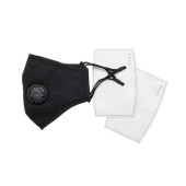 Маска-респиратор многоразовая со сменными угольными фильтрами чёрная Маска-респиратор многоразовая со сменными угольными фильтрами чёрная