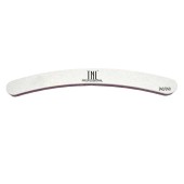 Пилка для ногтей бумеранг 240/240 улучшенное качество (белая) в индив. упаковке TNL