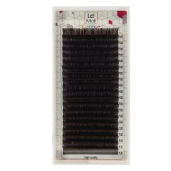 Ресницы Dark chocolate Le Maitre "Caprice" 20 линий M 0.07 MIX 6-13 mm