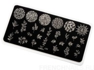 Пластина для стемпинга TNL Premium - mini plants (089)