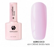Adricoco, La creme base - камуфлирующая база №06 (клубничный блонд), 10 мл
