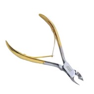 Кусачки маникюрные для кожи с ручной заточкой золотые (aoa-7), Zinger zo-B-188-HG-LJ-SH Кусачки маникюрные для кожи с ручной заточкой золотые (aoa-7), Zinger zo-B-188-HG-LJ-SH