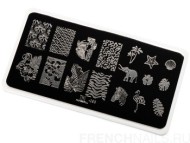 Пластина для стемпинга TNL Premium - тропические джунгли (093) Пластина для стемпинга TNL Premium - тропические джунгли (093)