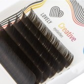 Ресницы Lovely "темный шоколад"- 20 линий - MIX B 0.10 5-8 мм