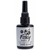 Верхнее покрытие без Л/С SUPER GLOSS (No wipe top gel SUPER GLOSS), 60 ml, Foxy Expert Верхнее покрытие без Л/С SUPER GLOSS (No wipe top gel SUPER GLOSS), 60 ml, Foxy Expert
