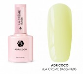 Adricoco, La creme base - камуфлирующая база №08 (желтая вуаль), 10 мл Adricoco, La creme base - камуфлирующая база №08 (желтая вуаль), 10 мл
