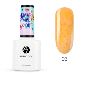 Неоновый гель-лак ADRICOCO Marmelado с разноцветной слюдой №3 апельсиновая карамель, 8 мл Неоновый гель-лак ADRICOCO Marmelado с разноцветной слюдой №3 апельсиновая карамель, 8 мл