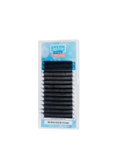 Черные ресницы Lash&Go микс готовые пучки W 3D 0.07/L/8-14 mm 14 линий