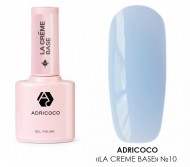 Adricoco, La creme base - камуфлирующая база №10 (голубой шелк), 10 мл