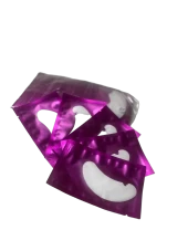 Патчи для наращивания ресниц (фиолетовые) с вырезом, 50 пар