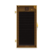Ресницы Dark chocolate Le Maitre "Bronze" 20 линий C 0.10 07 mm
