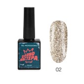 Гель-лак TNL «Слово Мастера», с глиттером №02 – золотой хит, (10 мл) Гель-лак TNL «Слово Мастера», с глиттером №02 – золотой хит, (10 мл)