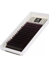 Омбре ресницы BARBARA (фиолетовые №1) МИКС C 0.10 7-15mm