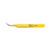 Пинцет для наращивания Rili изогнутый Yellow line Пинцет для наращивания Rili изогнутый Yellow line