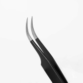 Пинцет для наращивания Rili изогнутый Black Line Пинцет для наращивания Rili изогнутый Black Line