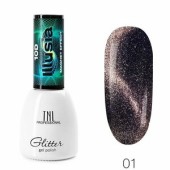Гель-лак TNL Illusia 10D, кошачий глаз №01 - лиловый серебристый, 7 мл Гель-лак TNL Illusia 10D, кошачий глаз №01 - лиловый серебристый, 7 мл