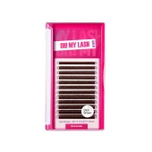 Ресницы темно-коричневые OH! MY LASH в пучках 2D-YY - 12 линий - MIX C 0.07 7-12мм Ресницы темно-коричневые OH! MY LASH в пучках 2D-YY - 12 линий - MIX C 0.07 7-12мм