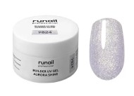 Моделирующий УФ-гель c шиммером BUILDER UV GEL AURORA SHINE, 15г №9824 ruNail Моделирующий УФ-гель c шиммером BUILDER UV GEL AURORA SHINE, 15г №9824 ruNail