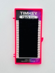 Черные ресницы Timkey M 0.07 12mm 16 линий Черные ресницы Timkey M 0.07 12mm 16 линий