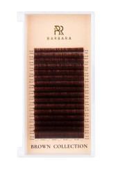 Ресницы коричневые BARBARA Truffle МИКС М 0.07 7-15 мм 16 линий