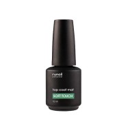 Матовый топ Top Coat Soft Touch (без липкого слоя), 15 мл №7636, ruNail Матовый топ Top Coat Soft Touch (без липкого слоя), 15 мл №7636, ruNail