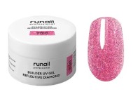 Моделирующий УФ-гель светоотражающий BUILDER UV GEL REFLECTIVE DIAMOND, 15г №9818, ruNail Моделирующий УФ-гель светоотражающий BUILDER UV GEL REFLECTIVE DIAMOND, 15г №9818, ruNail