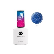 Гель-лак ADRICOCO Little Pixie светоотражающий №01 - Небесная роса, 8 мл