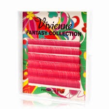 Цветные ресницы Vivienne "Розовый" (микс) 6 линий D 0.07 8-13 mm Цветные ресницы Vivienne "Розовый" (микс) 6 линий D 0.07 8-13 mm