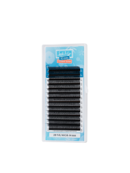 Черные ресницы Lash&Go микс готовые пучки Y 2D 0.10/L/8-14 mm 14 линий