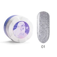 Жидкая фольга ELF №01 "Серебро" со светоотражающими микрочастицами, ADRICOCO, 6 мл Жидкая фольга ELF №01 "Серебро" со светоотражающими микрочастицами, ADRICOCO, 6 мл