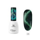 Гель-лак TNL Illusia 10D, кошачий глаз №06 - зеленый фиолетовый, 7 мл Гель-лак TNL Illusia 10D, кошачий глаз №06 - зеленый фиолетовый, 7 мл
