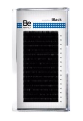 Черные ресницы Be Perfect L/0,07 15 mm, 16 линий Черные ресницы Be Perfect L/0,07 15 mm, 16 линий