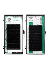 Ресницы чёрные Lovely серия "Silicone" - 16 линий D 0.07 09мм Ресницы чёрные Lovely серия "Silicone" - 16 линий D 0.07 09мм