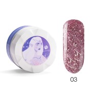 Жидкая фольга ELF №03 "Лиловый" со светоотражающими микрочастицами, ADRICOCO, 6 мл Жидкая фольга ELF №03 "Лиловый" со светоотражающими микрочастицами, ADRICOCO, 6 мл