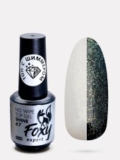Каучуковое верхнее покрытие без липкого слоя (No wape top gel SHINE #7) Foxy Expert, 15 ml Каучуковое верхнее покрытие без липкого слоя (No wape top gel SHINE #7) Foxy Expert, 15 ml