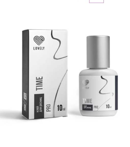 Клей чёрный Lovely "Time", 10 мл до 25.06.26г