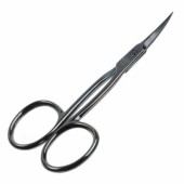 Ножницы маникюрные тонкие -черные, Zinger zp-1812 Ножницы маникюрные тонкие -черные, Zinger zp-1812