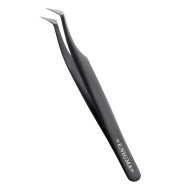 Пинцет L Enigma (Black) с ручной заточкой extra-sharp