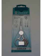 Ножницы педикюрные, Zinger, прямые; серебряные; с проф.ручной заточкой Ножницы педикюрные, Zinger, прямые; серебряные; с проф.ручной заточкой