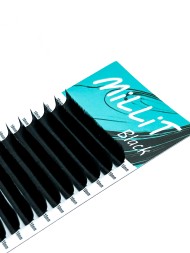 Черные ресницы Millit C+ 0.07 10мм 16 линий