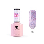 Камуфлирующая база Bonbon Potal №2 с цветной поталью, ADRICOCO, 8 мл Камуфлирующая база Bonbon Potal №2 с цветной поталью, ADRICOCO, 8 мл