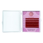 Цветные ресницы Enigma микс 0,10/D/7-12 mm "Bordeaux" (6 линий) Цветные ресницы Enigma микс 0,10/D/7-12 mm "Bordeaux" (6 линий)